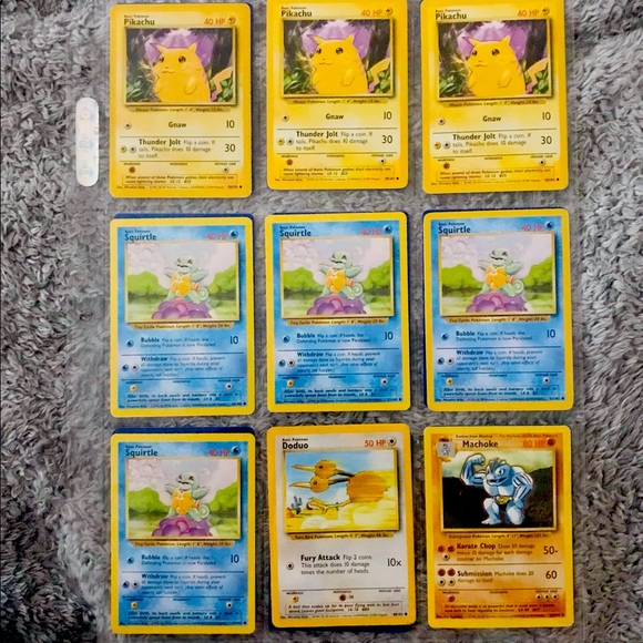 36 Pokémon cards